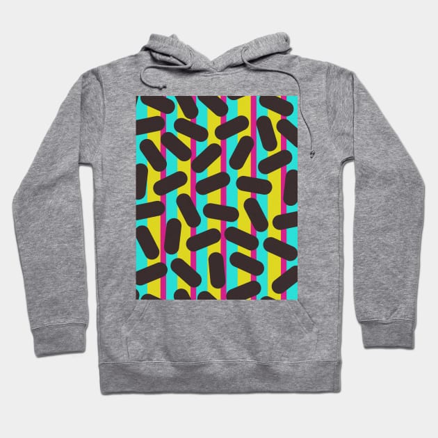 90's Pattern Retro Particles Hoodie by Tobe_Fonseca